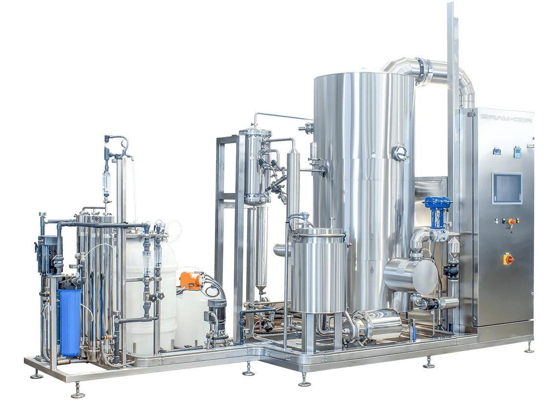 WFI from Vapor Compression Distillation BramCor Pharmaceutical Equipment