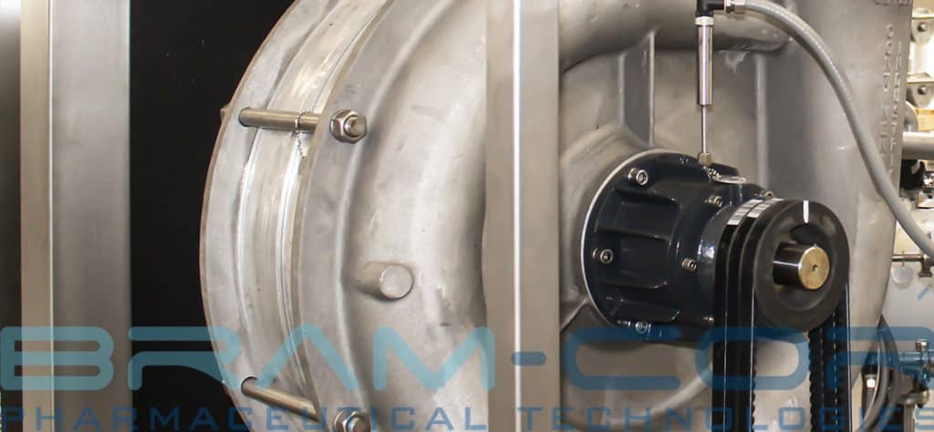 BRAM-COR STMC Vapor Compression Distiller – Standard Aluminium Blower – Detail