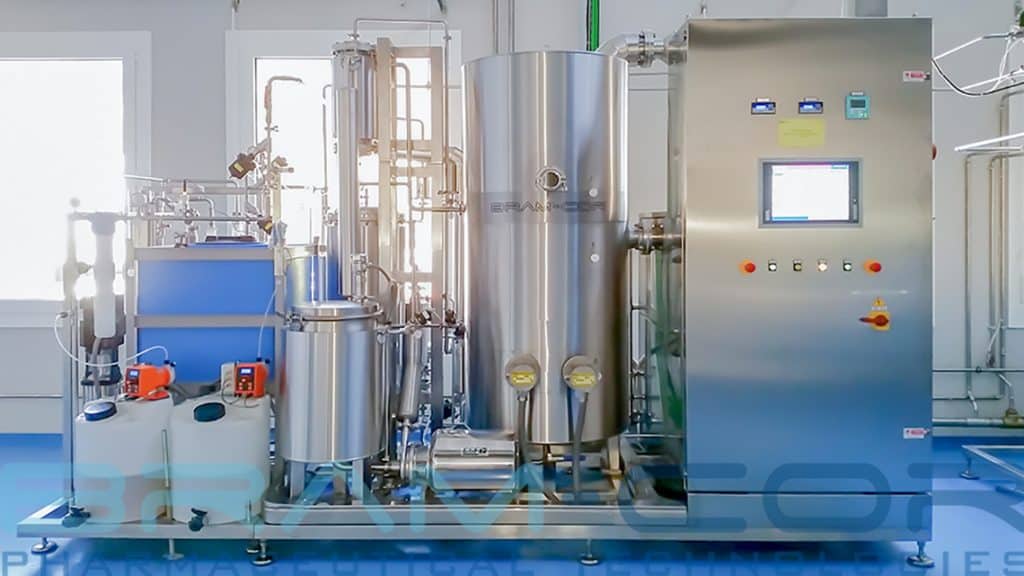 STMC Vapor Compression Distiller combined with pretreatment system